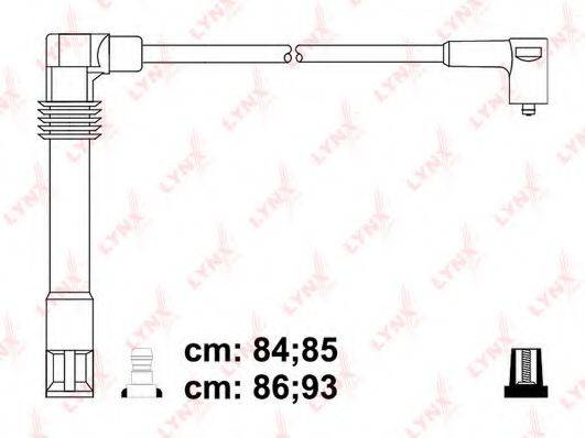 LYNXAUTO SPC8037 Комплект проводов зажигания