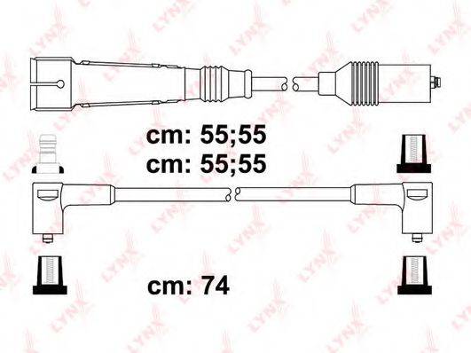 LYNXAUTO SPC8041 Комплект проводов зажигания