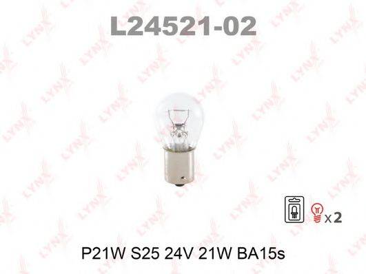 Лампа накаливания LYNXAUTO L24521-02