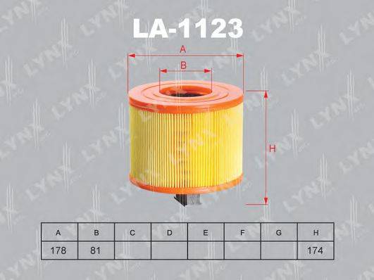LYNXAUTO LA1123 Воздушный фильтр