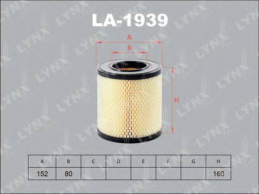 LYNXAUTO LA1939 Воздушный фильтр