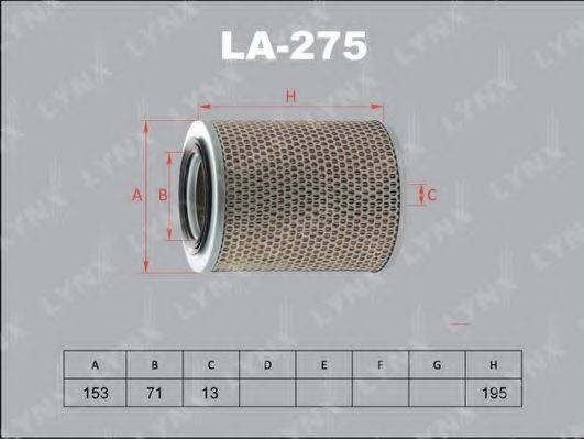 LYNXAUTO LA275 Воздушный фильтр