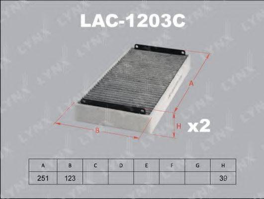 LYNXAUTO LAC1203C Фильтр, воздух во внутренном пространстве