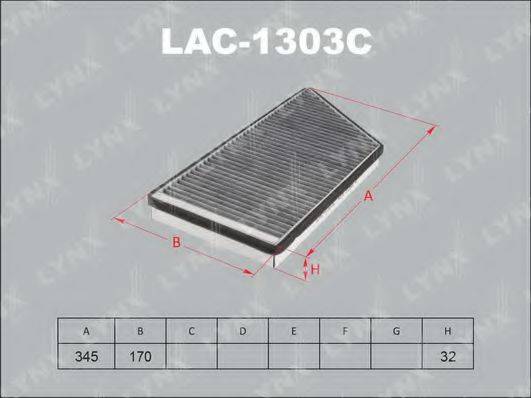 LYNXAUTO LAC1303C Фильтр, воздух во внутренном пространстве