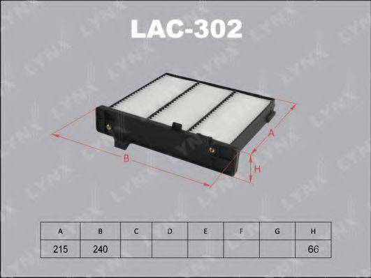 LYNXAUTO LAC302 Фильтр, воздух во внутренном пространстве