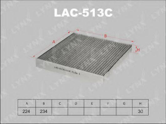 LYNXAUTO LAC513C Фильтр, воздух во внутренном пространстве