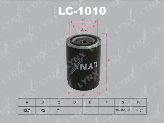 Масляный фильтр LYNXAUTO LC-1010