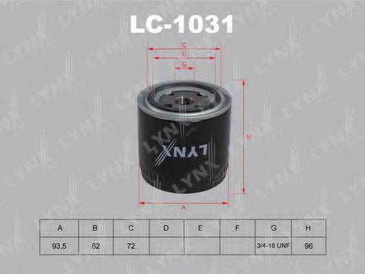 LYNXAUTO LC1031 Масляный фильтр