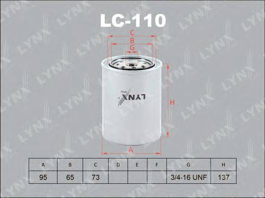 Масляный фильтр LYNXAUTO LC-110