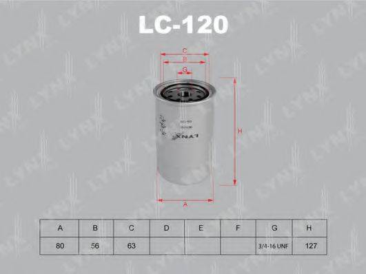 LYNXAUTO LC120 Масляный фильтр