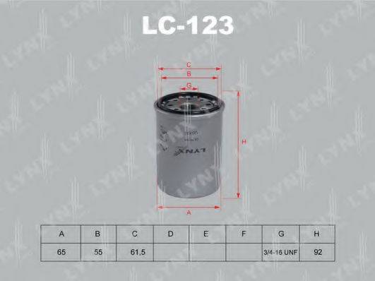 LYNXAUTO LC123 Масляный фильтр