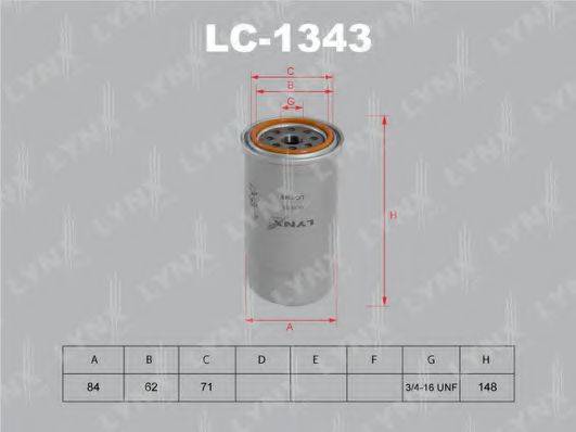 Масляный фильтр LYNXAUTO LC-1343