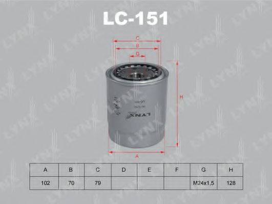 LYNXAUTO LC151 Масляный фильтр