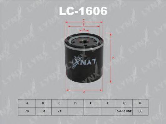 LYNXAUTO LC1606 Масляный фильтр