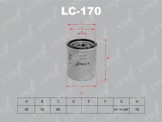 LYNXAUTO LC170 Масляный фильтр