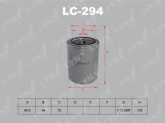 LYNXAUTO LC294 Масляный фильтр