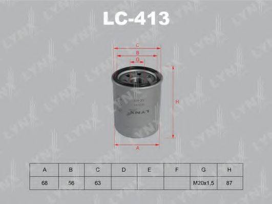 Масляный фильтр LYNXAUTO LC-413