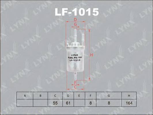 Топливный фильтр LYNXAUTO LF-1015