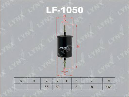 LYNXAUTO LF1050 Топливный фильтр