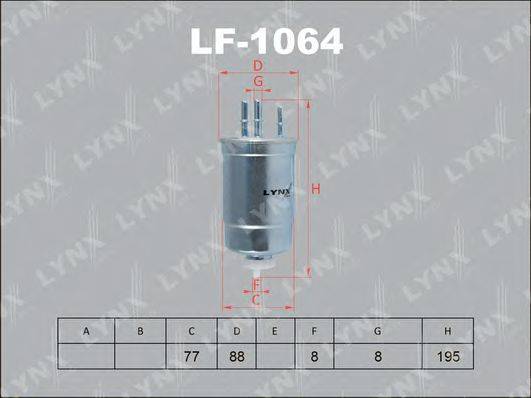 Топливный фильтр LYNXAUTO LF-1064