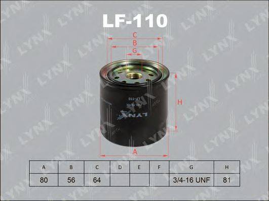 Топливный фильтр LYNXAUTO LF-110