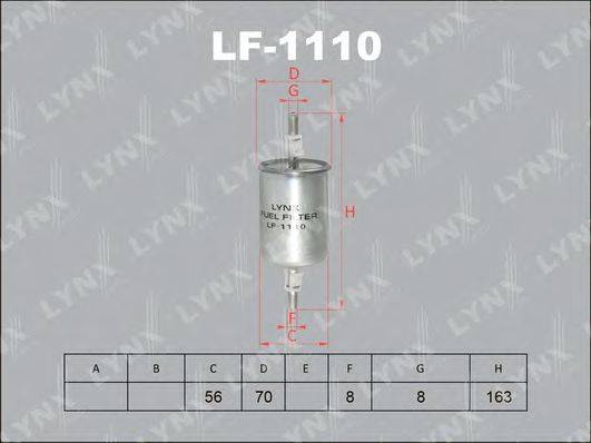 LYNXAUTO LF1110 Топливный фильтр
