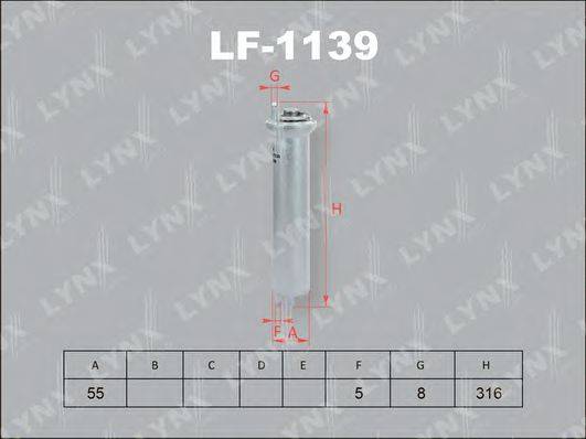 Топливный фильтр LYNXAUTO LF-1139
