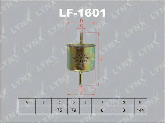 Топливный фильтр LYNXAUTO LF-1601
