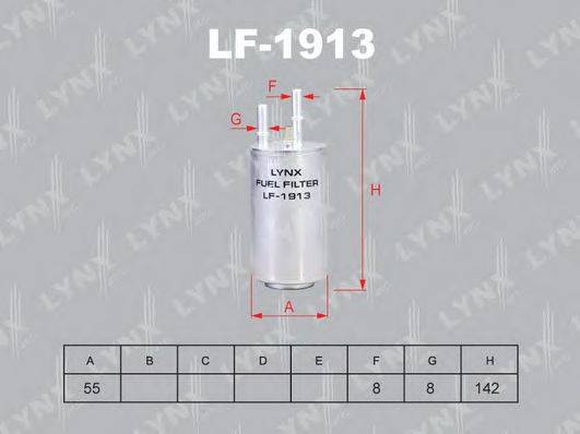 Топливный фильтр LYNXAUTO LF-1913