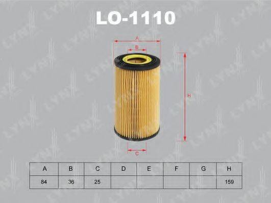Масляный фильтр LYNXAUTO LO-1110