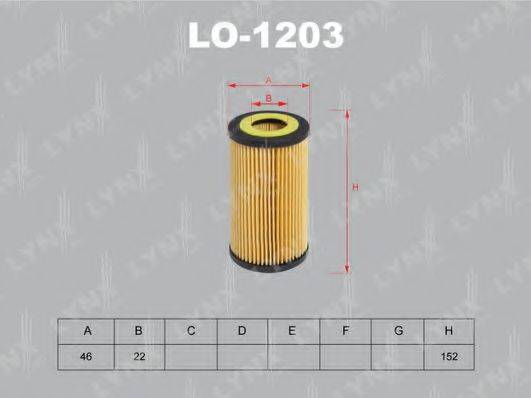 Масляный фильтр LYNXAUTO LO-1203