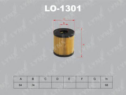 LYNXAUTO LO1301 Масляный фильтр