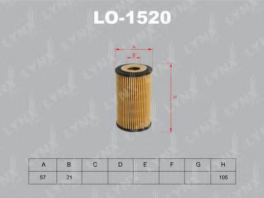 Масляный фильтр LYNXAUTO LO-1520