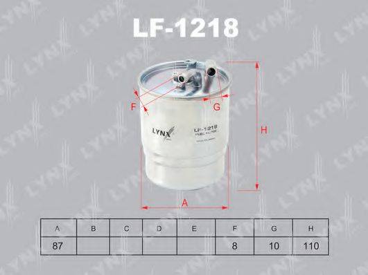LYNXAUTO LF1218 Топливный фильтр