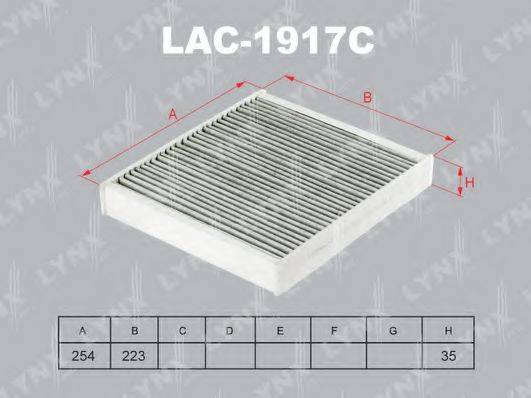 LYNXAUTO LAC1917C Фильтр, воздух во внутренном пространстве