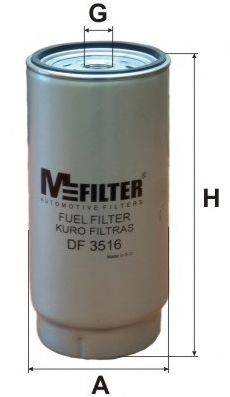 Топливный фильтр MFILTER DF 3516