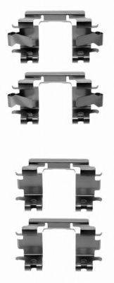 Комплектующие, колодки дискового тормоза HELLA PAGID 8DZ 355 202-831