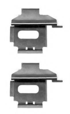 Комплектующие, колодки дискового тормоза HELLA PAGID 8DZ 355 203-521