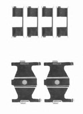 Комплектующие, колодки дискового тормоза HELLA PAGID 8DZ 355 204-191