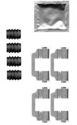 Комплектующие, колодки дискового тормоза HELLA PAGID 8DZ 355 205-321