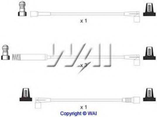 WAIGLOBAL ISL032 Комплект проводов зажигания