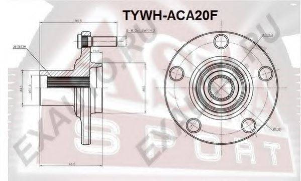 Ступица колеса ASVA TYWH-ACA20F