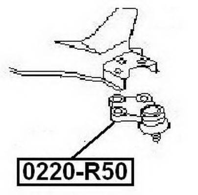 Несущий / направляющий шарнир ASVA 0220-R50