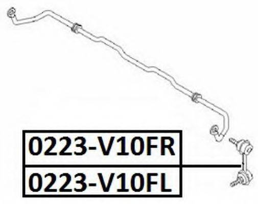 Тяга / стойка, стабилизатор ASVA 0223-V10FR