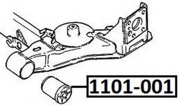 ASVA 1101001 Подвеска, рычаг независимой подвески колеса