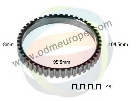 ODM-MULTIPARTS 26010018 Зубчатый диск импульсного датчика, противобл. устр.