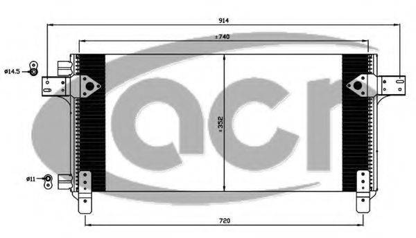 ACR 300660 Конденсатор, кондиционер