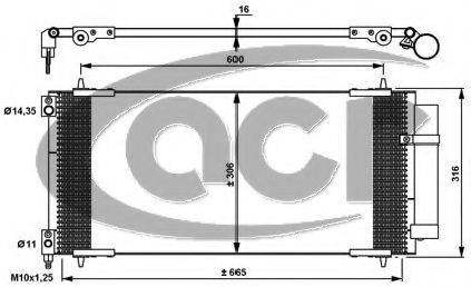 ACR 300679 Конденсатор, кондиционер