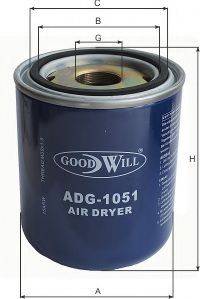 Гидрофильтр, тормозная жидкость GOODWILL ADG 1051