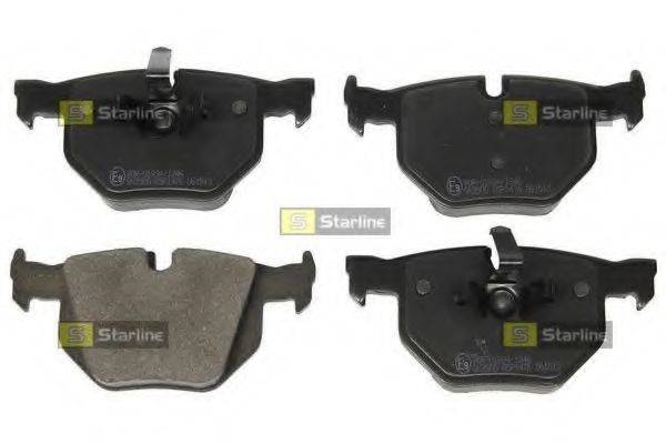 STARLINE BDS708 Комплект тормозных колодок, дисковый тормоз